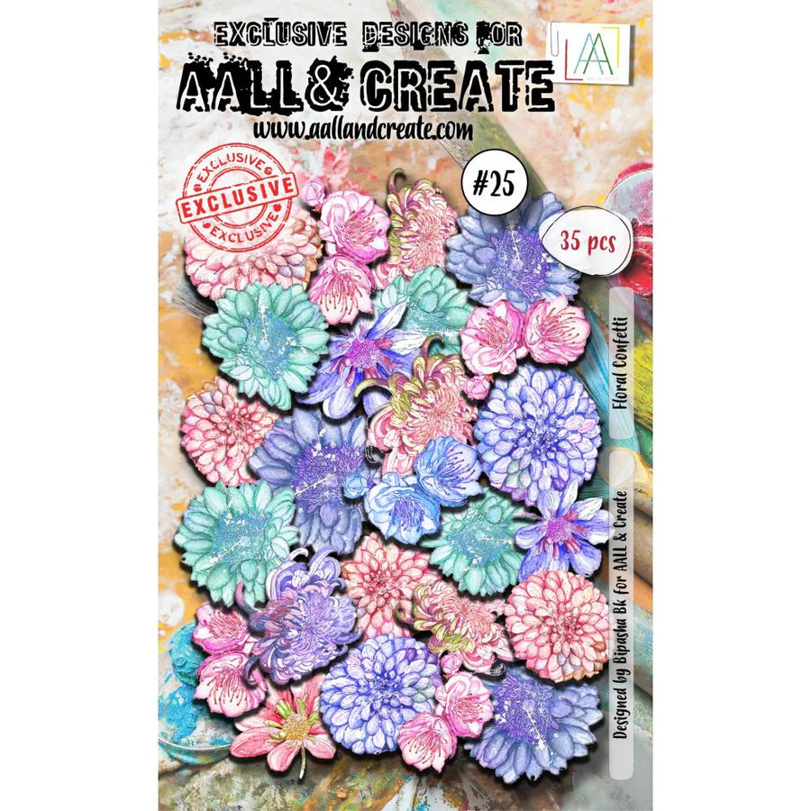 AALL & Create - Floral Confetti #25 - Ephemera Pack