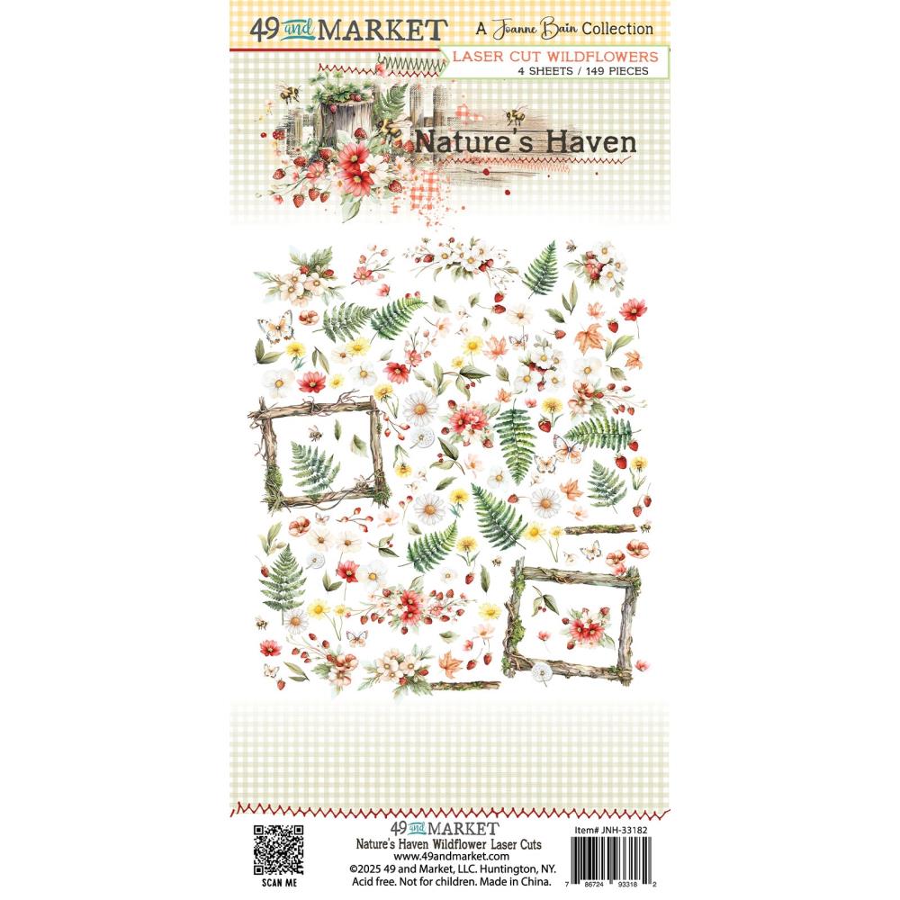 49 & Market - Natures Haven - Wildflower laser Cut Outs