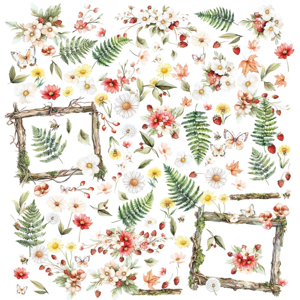 49 & Market - Natures Haven - Wildflower laser Cut Outs