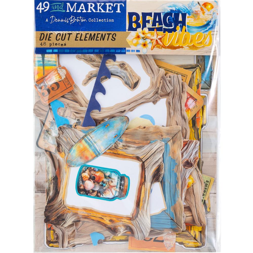 49 & Market - Beach Vibes - Die Cut Elements