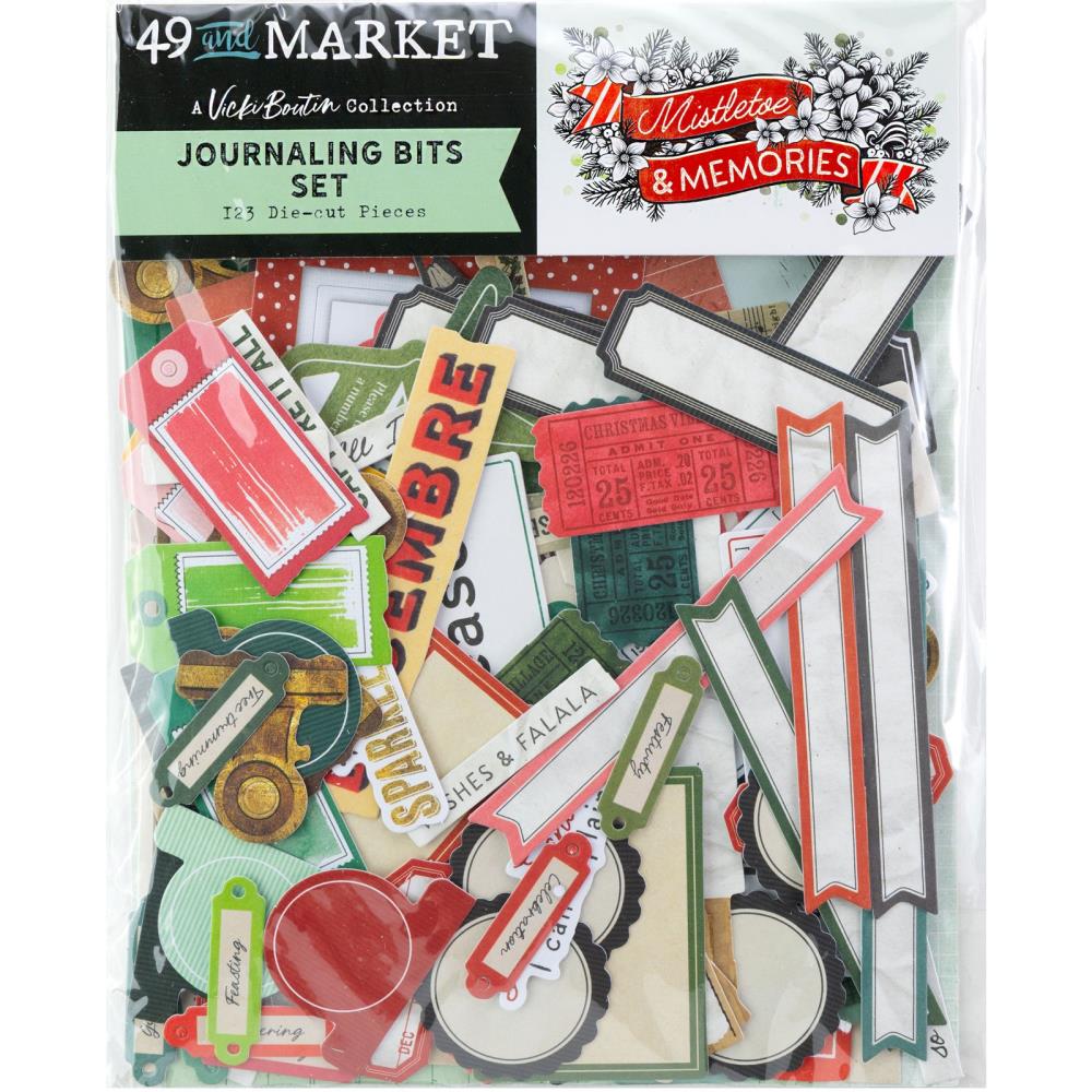 49 & Market - Mistletoe & Memories - Journaling Die Cuts