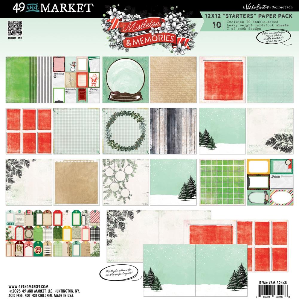 49 & Market - Mistletoe & Memories - Starters Collection Pack 12x12
