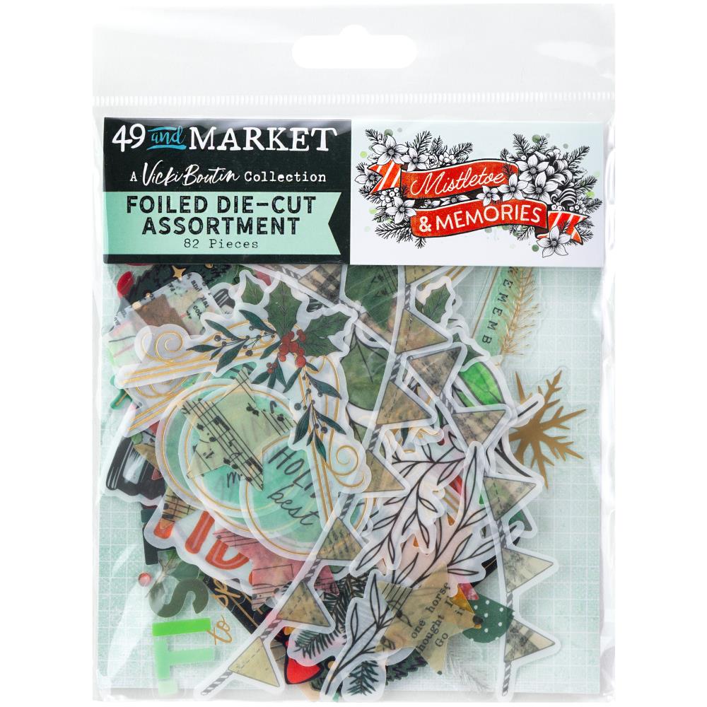 49 & Market - Mistletoe & Memories - Foiled Die Cut Assortment
