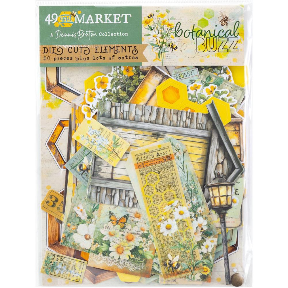 49 & Market - Botanical Buzz - Die Cut Elements
