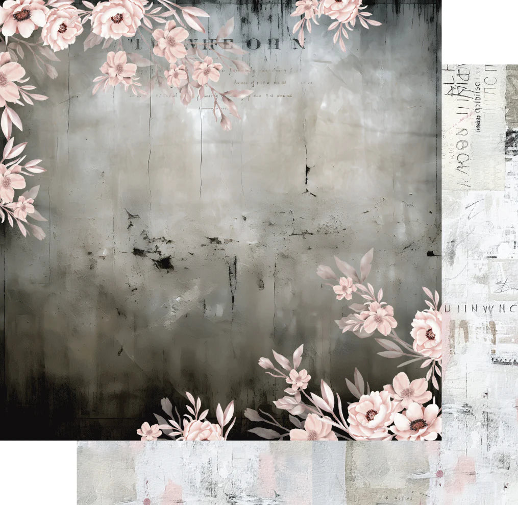 Uniquely Creative - Vintage Walls -Daphne's Boudoir 12x12 Paper