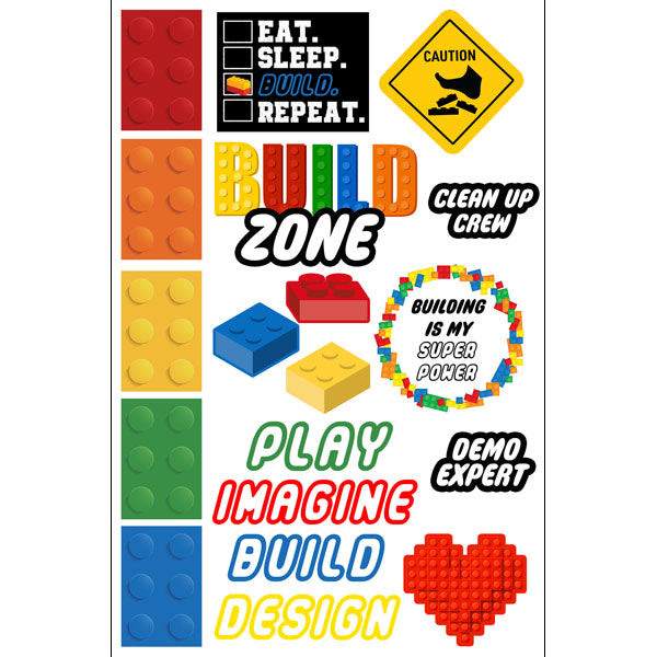 Scrapbook Customs - Building Blocks Embellishments