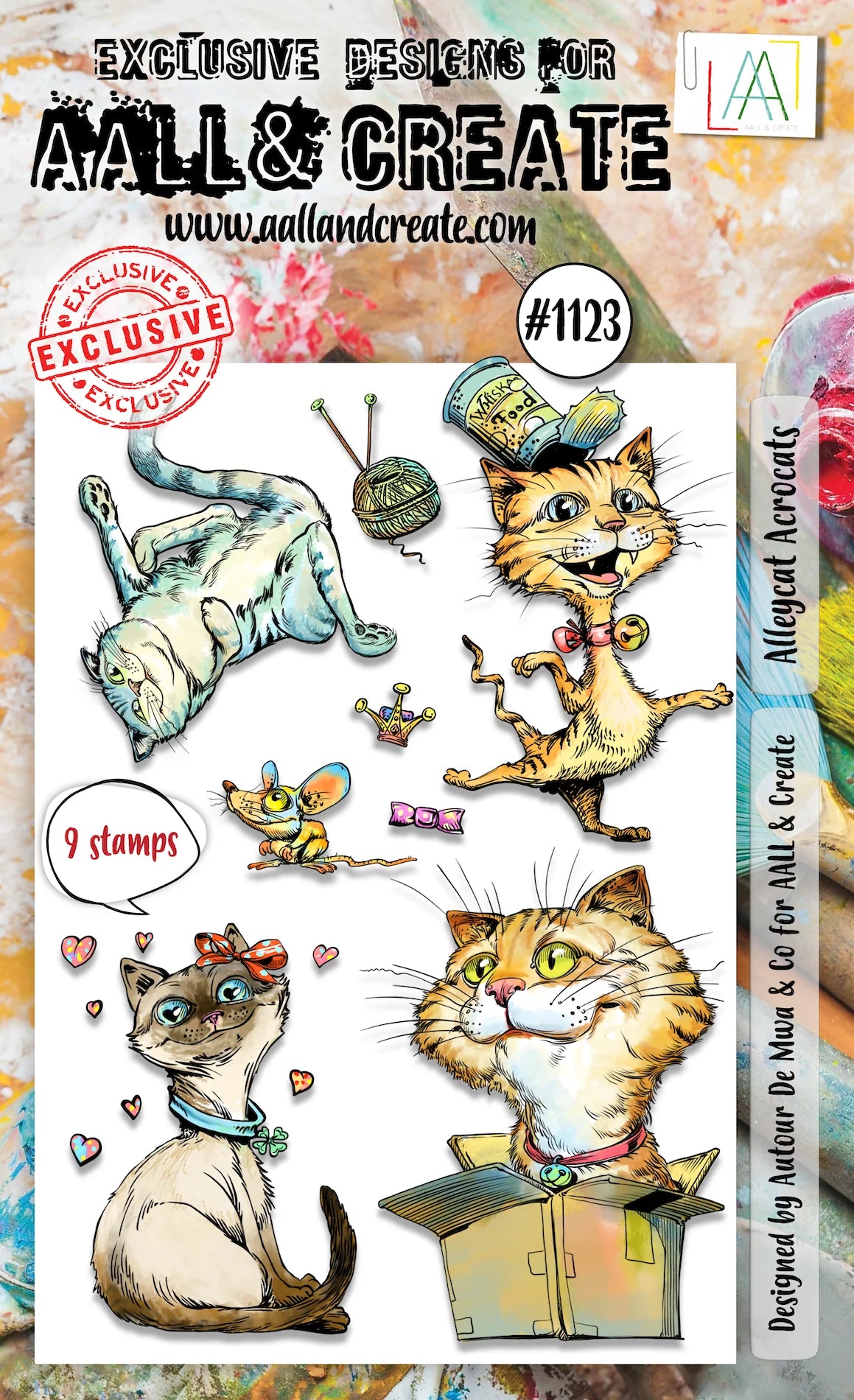 AALL & Create - Alleycat Acrocats #1123 - Stamp Set