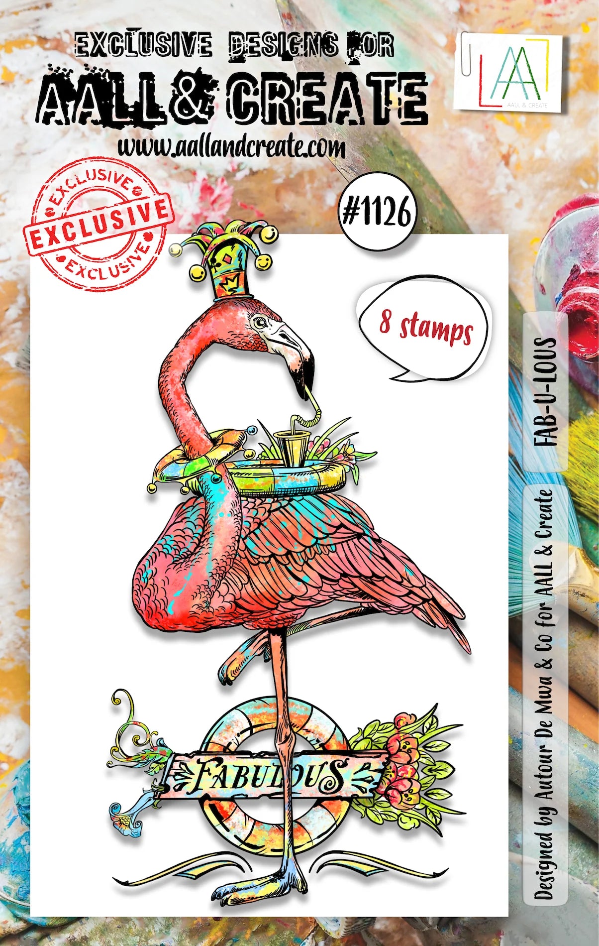 AALL & CREATE - FAB-U-LOUS #1126 - Stamp Set