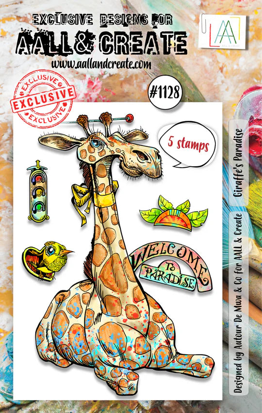 AALL & CREATE - Giraffe's Paradise #1128 - Stamp Set