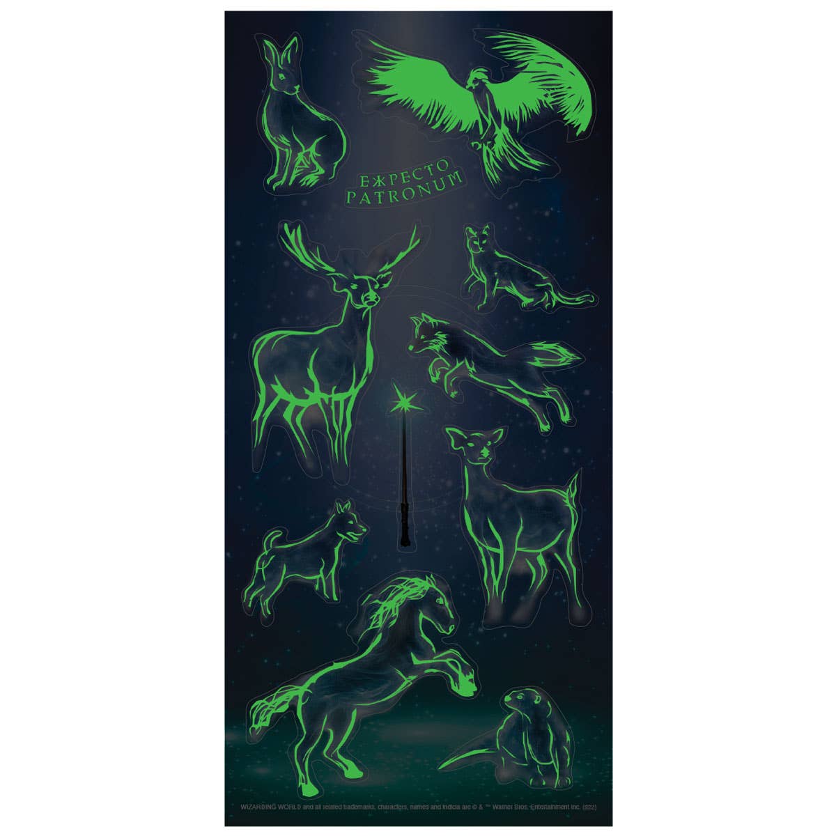 Paper House Productions - Patronus Stickers - Glow In The Dark