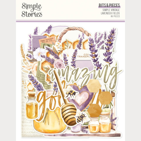 Simple Stories - Simple Vintage Lavender Fields Bits and Pieces
