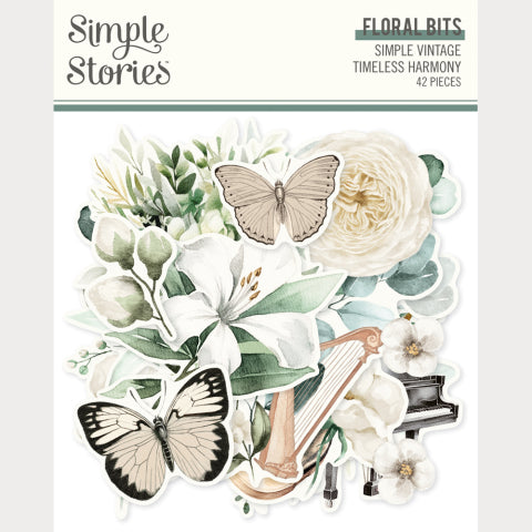 Simple Stories - Simply Vintage Timeless Harmony Floral Bits