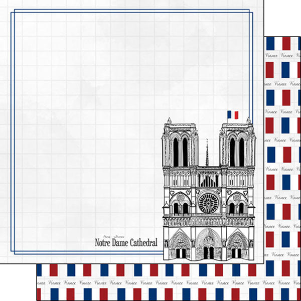 Scrapbook Customs - Paris Notre Dame Cathedral