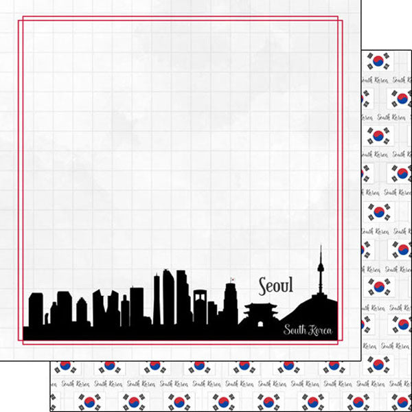 Scrapbook Customs - Seoul Adventure 12x12 Paper