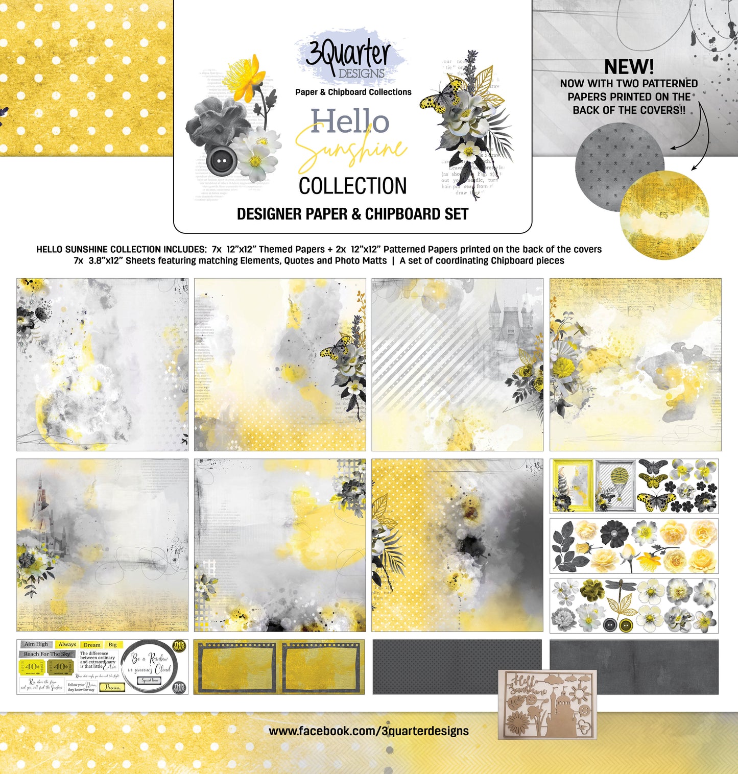 3 Quarter Designs- Hello Sunshine Collection