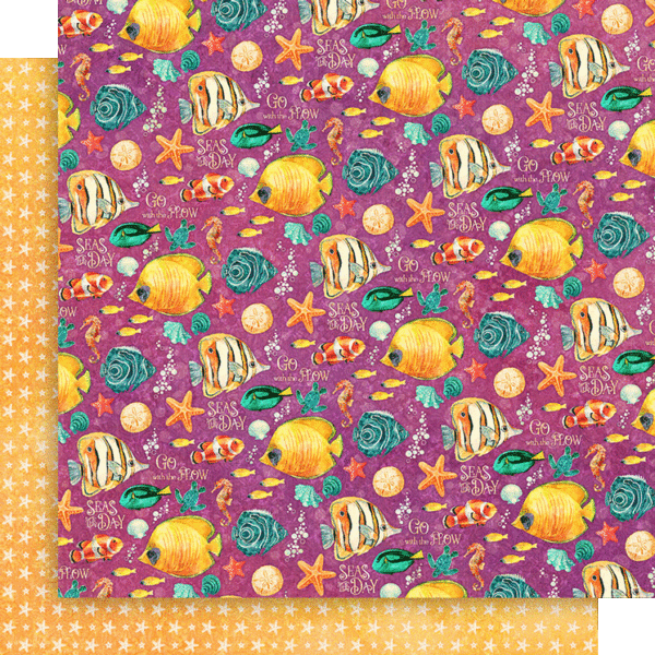 Graphic 45 - Great Catch 12x12 Paper