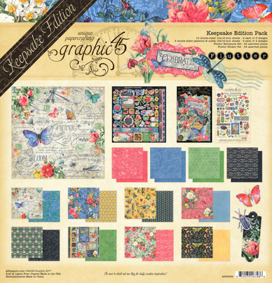 Graphic 45 - Flutter Keepsake Edition Pack
