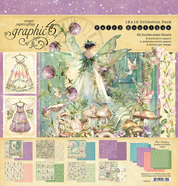 Graphic 45 - Fairy Boutique Collection Pack