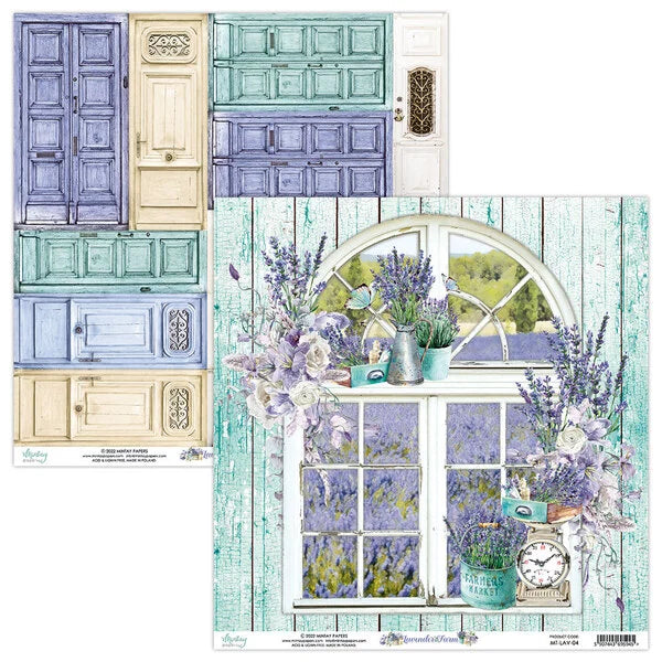 Mintay Papers - Lavender Farm #4 12x12 Paper