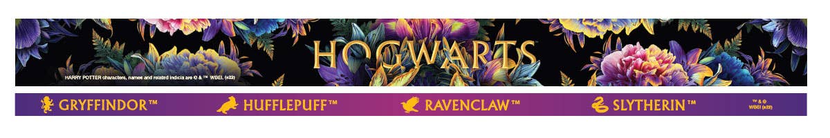 Paper House - Harry Potter - Floral Hogwarts Washi Tape Set