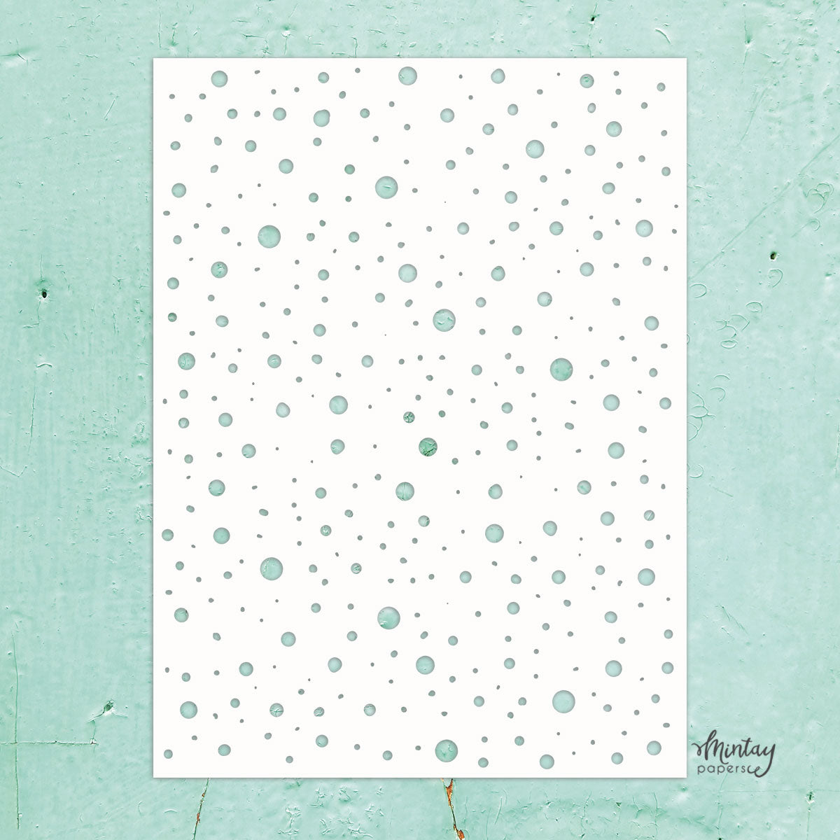 Mintay Papers-KreativaStencil- Dots