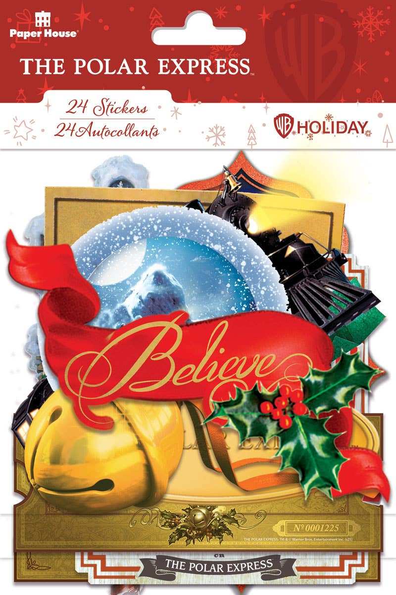 Paper House Productions - The Polar Express Die Cut Sticker Pack
