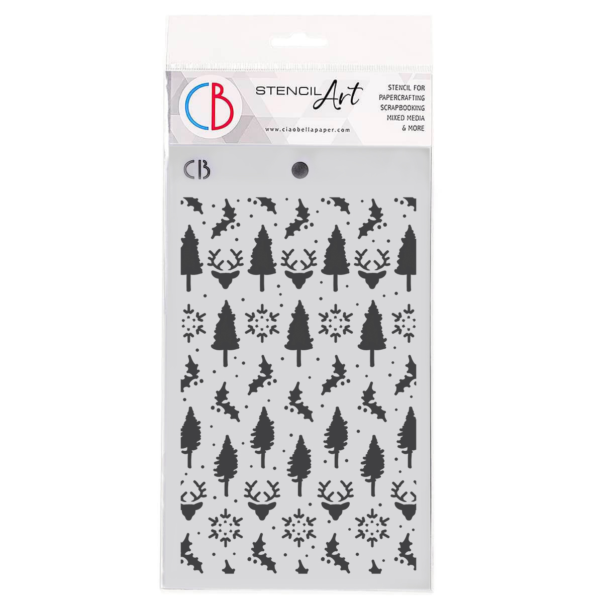 Ciao Bella - Deep Woods Texture Stencil