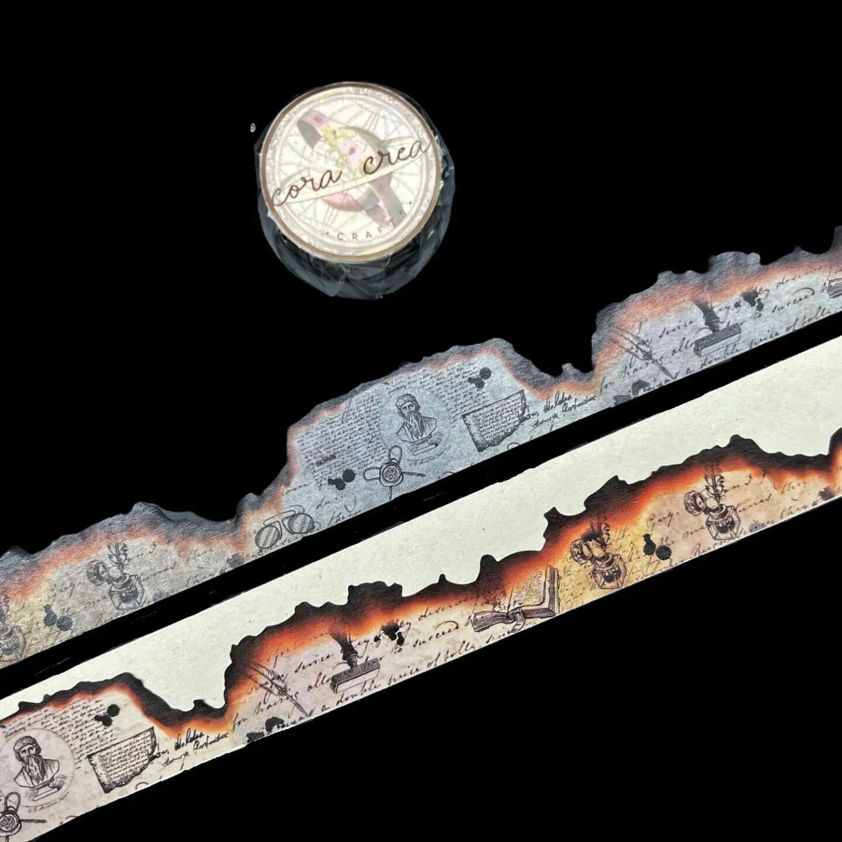CoraCrea Crafts - Burnt Edge Washi Tape