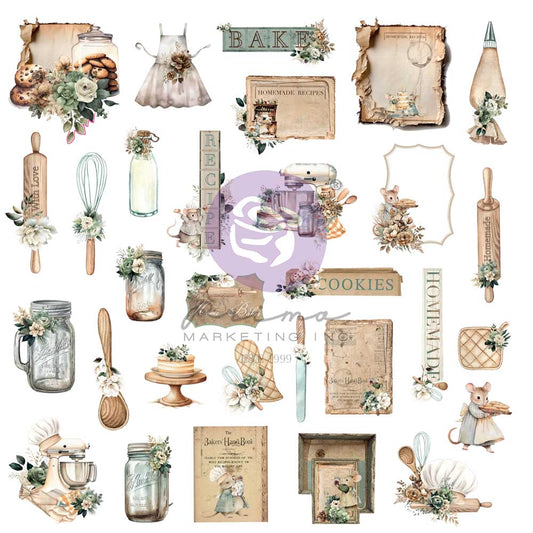 Prima Marketing - The Home Baker Ephemera