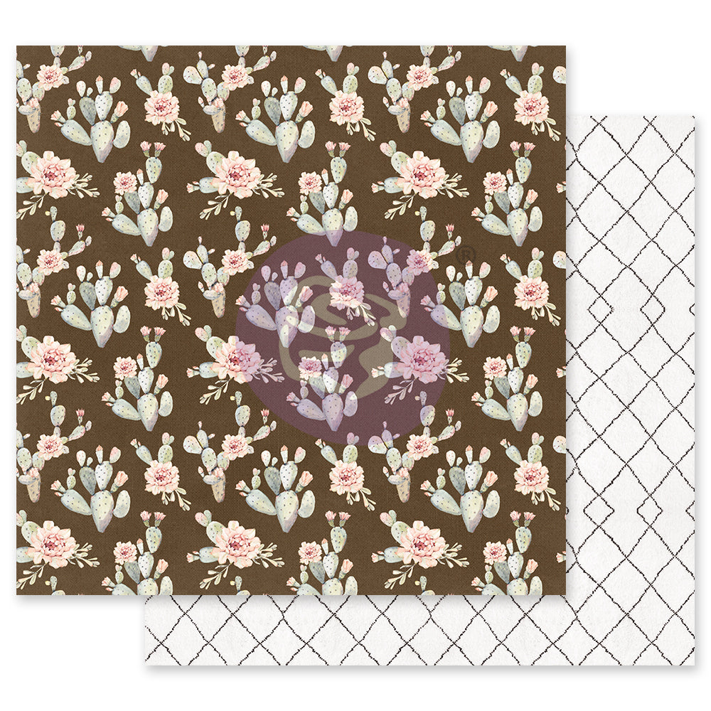 Prima Marketing - Desert Blooming 12x12 Paper