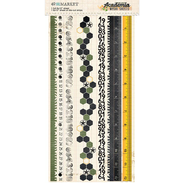 49 & Market Academia Washi Sheets