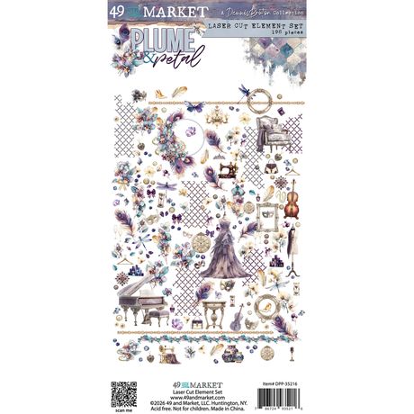 49 & Market - Plume and Petal - Laser Cut Elements Set