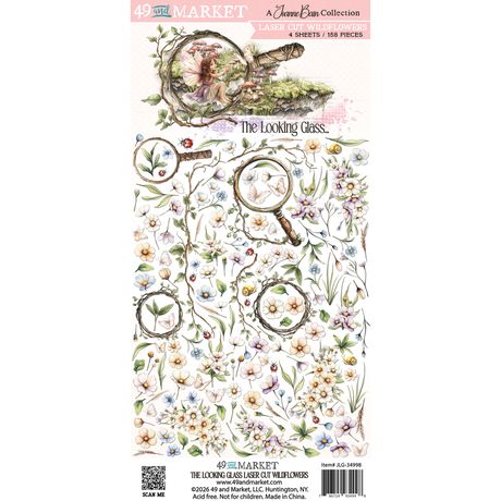 49 & Market - The Looking Glass Laser Cut Wildflowers