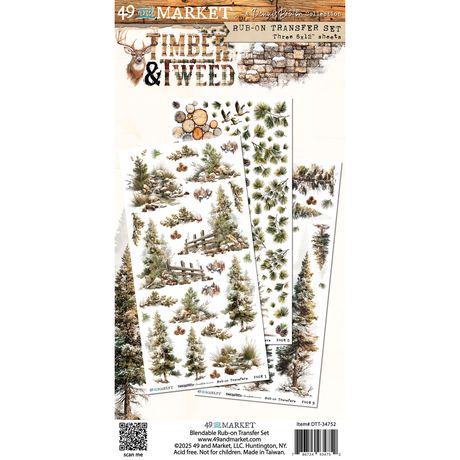 Timber and Tweed - Essential Rub-On Transfers