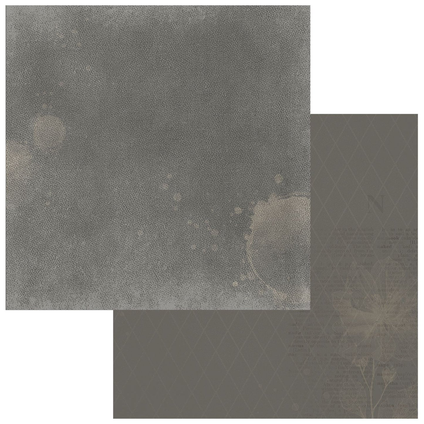 49 & Market - Faded Memory Lane - Documented 12x12 Cardstock