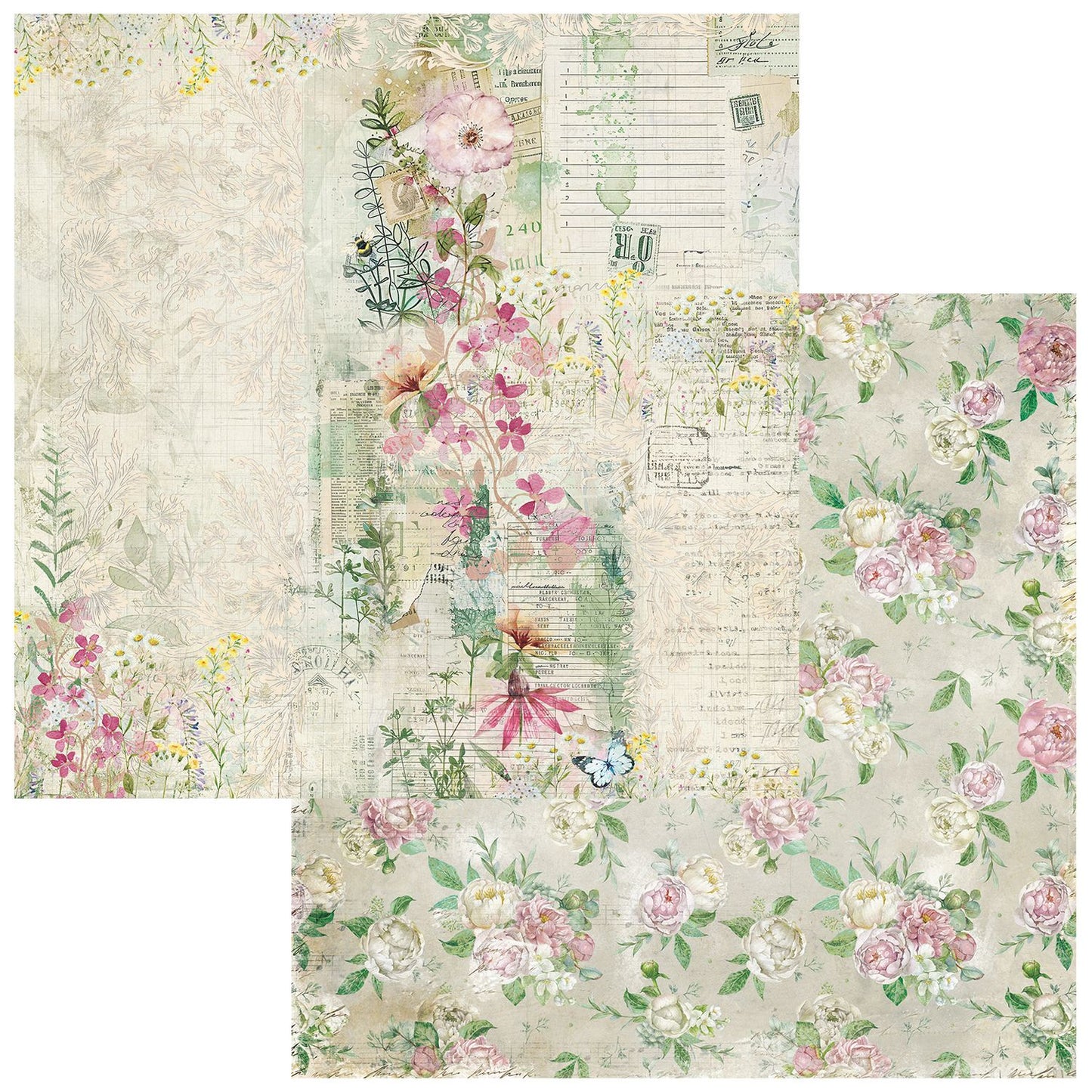 49 & Market - From The Garden - Foxglove 12x12 Cardstock