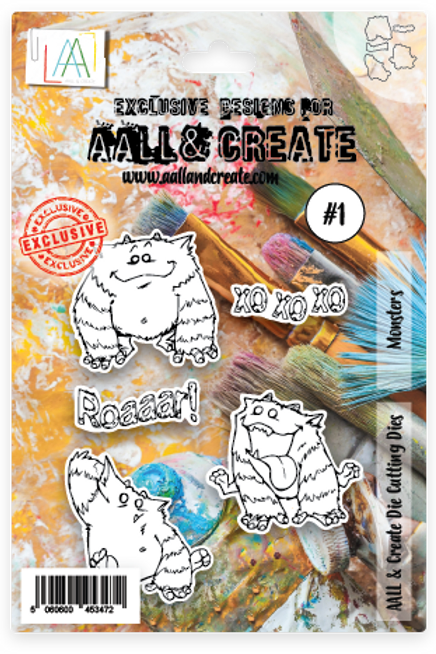 AALL & Create - Monsters #1 - Die Cutting Dies