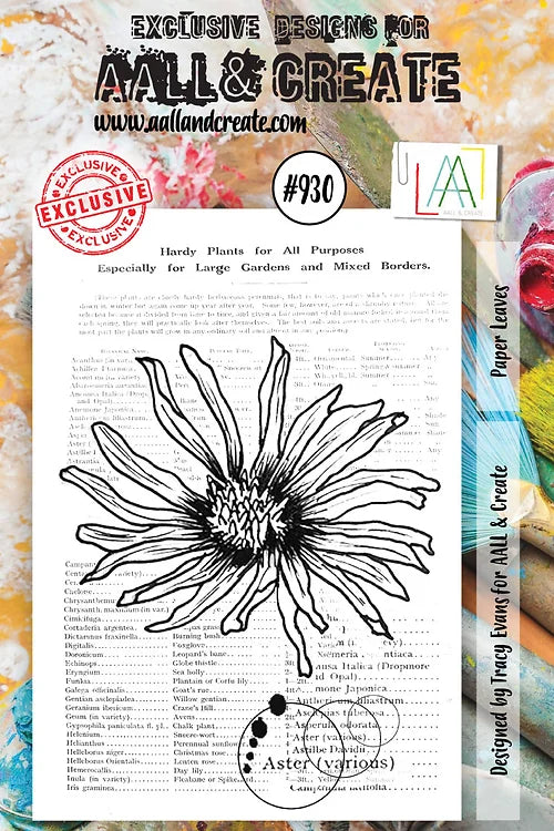 AALL & Create - Paper Leaves #930 - Stamp