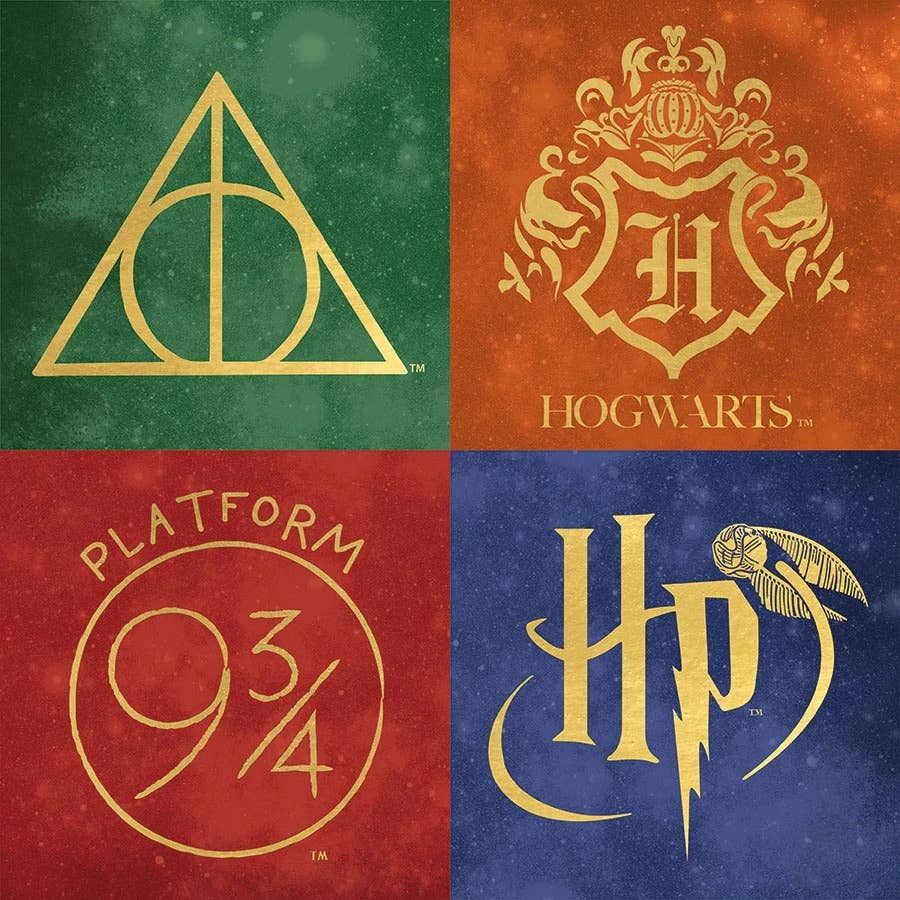 Harry Potter Icons 12x12 Double Sided Embellished Paper