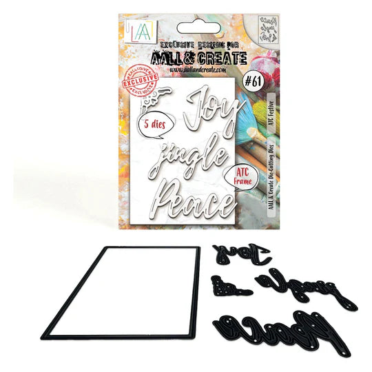 AALL & Create - ATC Festive #61 - Die Cutting Dies