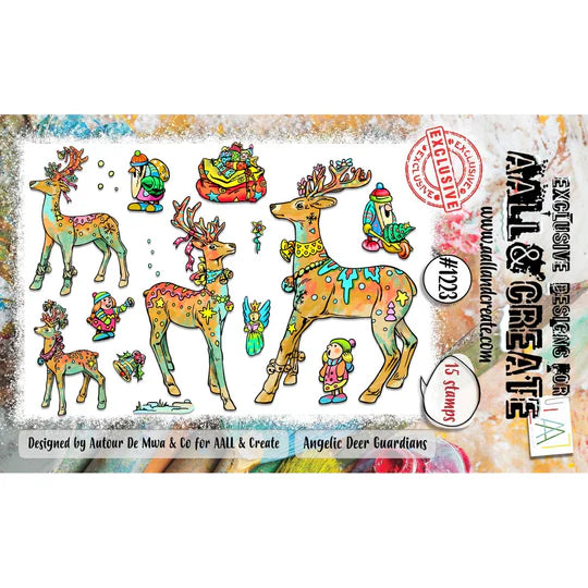 AALL & Create - Angelic Deer Guardians #1223 - Stamp Set