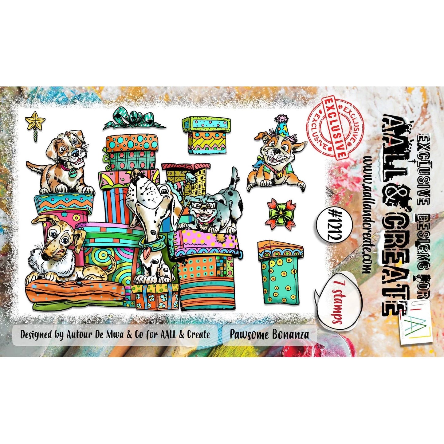 AALL & Create - Pawsome Bonanza #1212 - Stamp Set