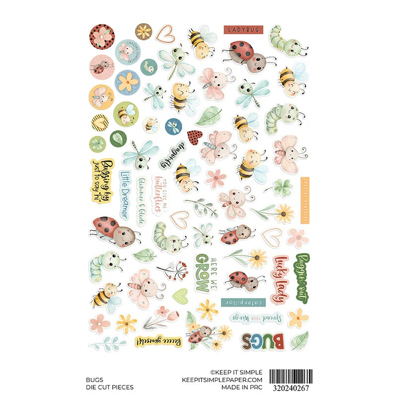 Keep It Simple - Bugs Die Cut Pieces
