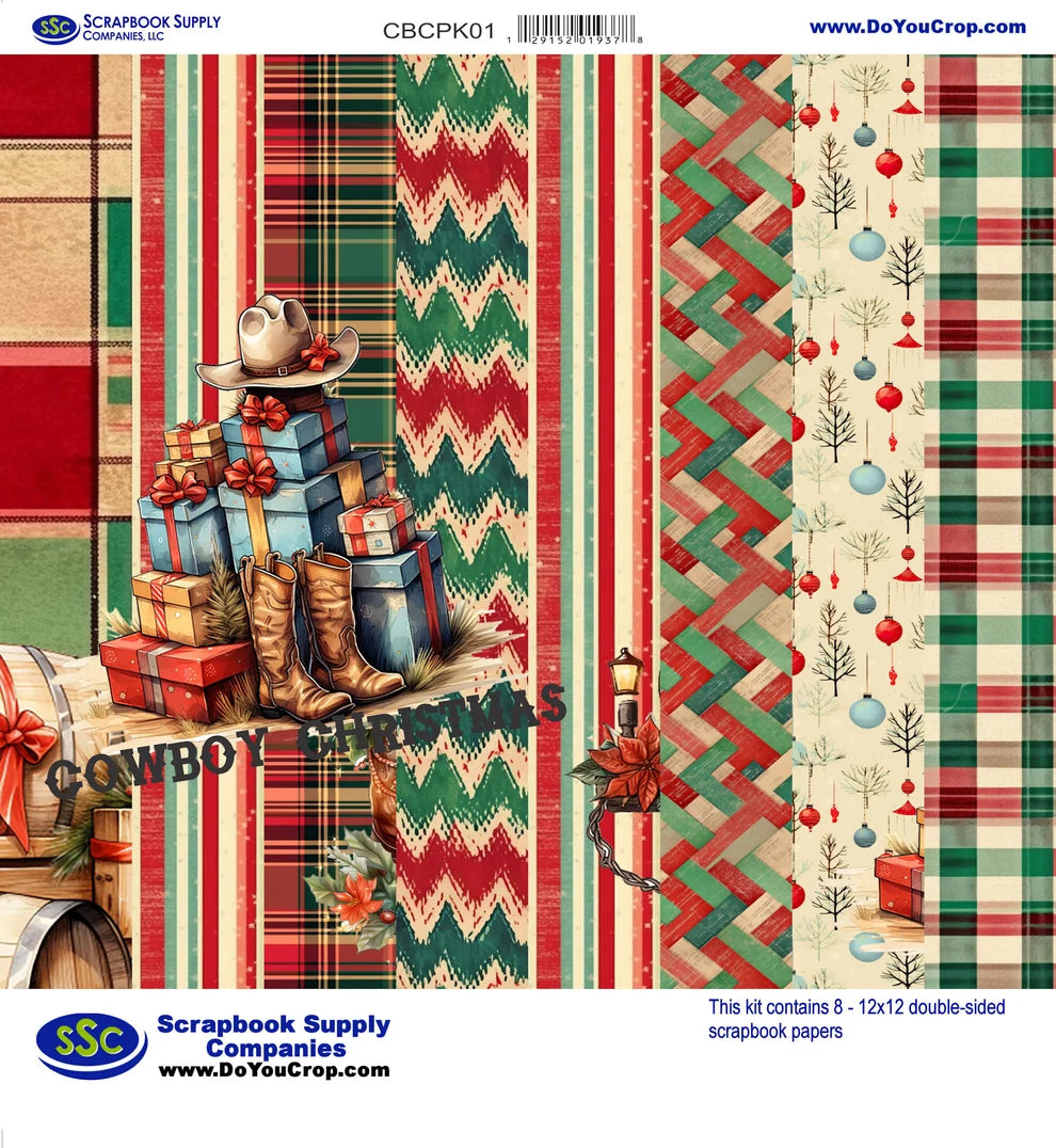 SSC - Cowboy Christmas 12x12 Collection Kit