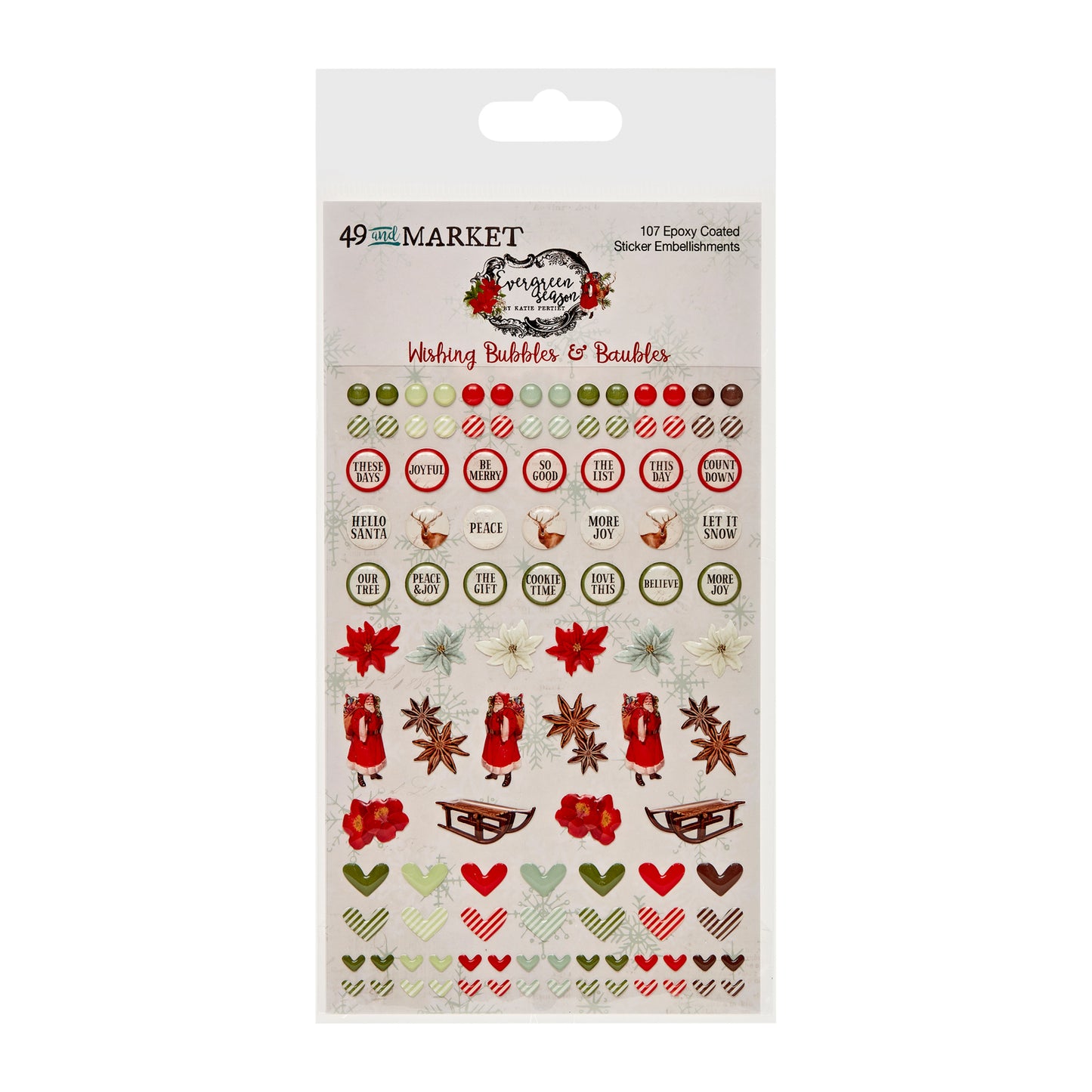 49 & Market- Evergreen Season Wishing Bubbles