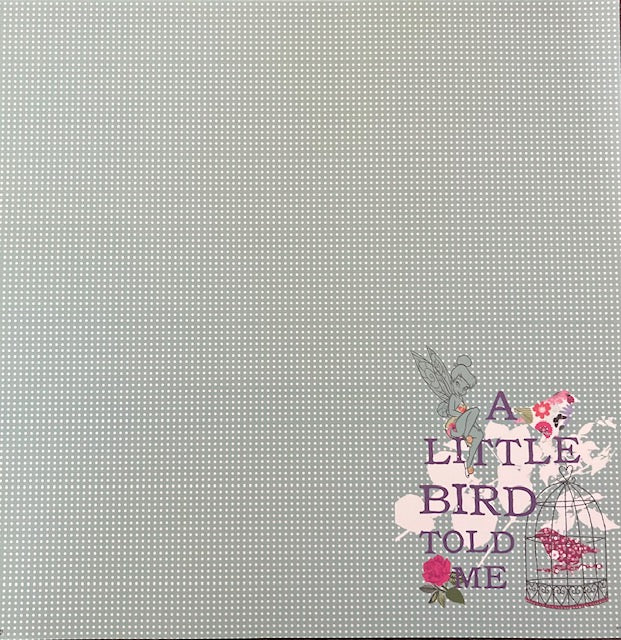 Vintage Market - Sandylion - A Little Bird Told Me 12x12 Paper