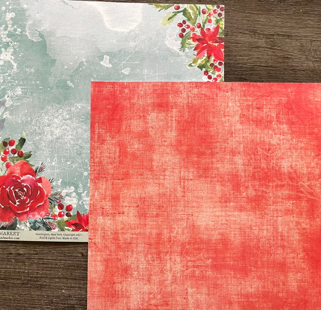 Vintage Market - 49 & Market - Wishes 12x12 Double Sided Paper