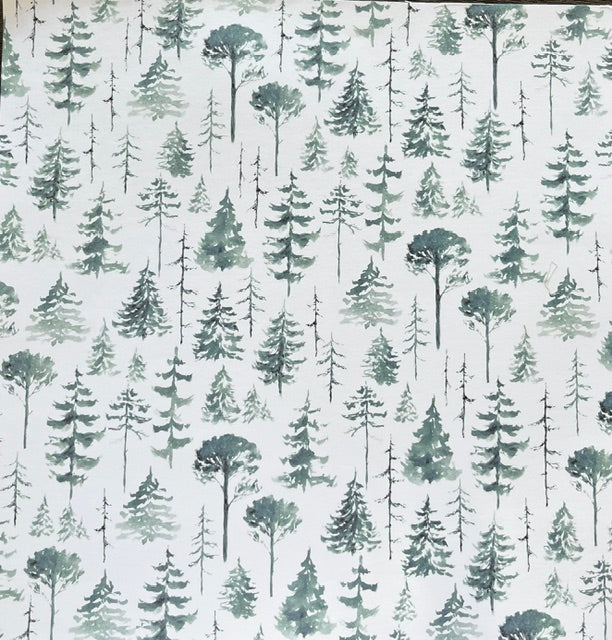 Vintage Market - Snow Pines - Whispering Winter Woods 12x12 Single-Sided Paper