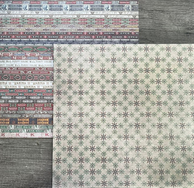 Vintage Market - idea-ology - Labels & Legacy 12x12 Double-Sided Paper