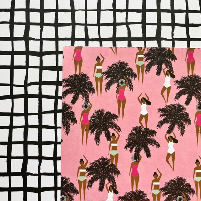 Vintage Market - COLORBOK - Palm Paradise Stroll 12x12 Double-Sided Paper